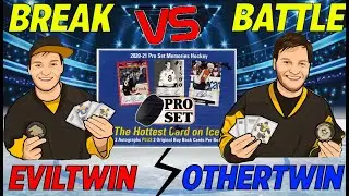 20-21 Leaf Pro Set Hockey hobbby box!Break Battle #16!! Big PC Hit!