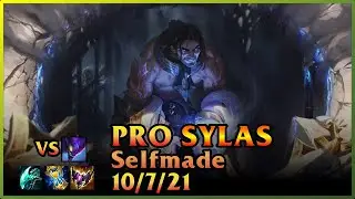 PRO Sylas Replay Vitality.Bee [Selfmade/IIlIIIIlIIIIllII] | KDA 10/7/21 JNG (EUW)