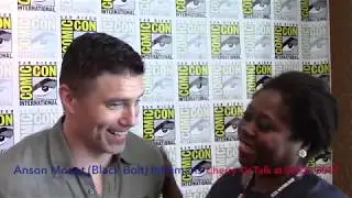 Anson Mount (Black Bolt) the Inhumans at SDCC 2017