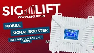 SIGLIFT Mobile Signal Booster | Cell Phone Network Booster for Home Office Basement for All Networks