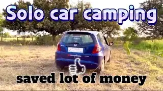 Saving money in car camping I heavy raining in night car camp I cooking paneer tikka #carcamp