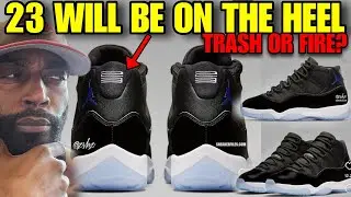 Мусор или огонь? На пятке кроссовок Jordan 11 Space Jam будет цифра 23.