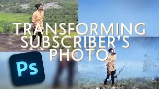EDITING A SUBSCRIBERS Photo in PHOTOSHOP | Speed Art