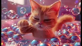Smart Cat&hellip; or Chaos Cat? 😂🫧#PixarStyleAnimation #3DComedy #CGIcat #CuteAndFunny #PixarLook #Animate
