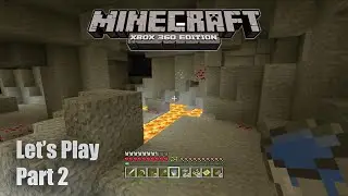 Minecraft Xbox 360 Edition Let's Play Part 2 (Mining/House interior designing)