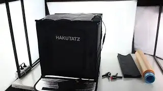 Unboxing LED Lichtw&uuml;rfel Lichtzelt Fotostudio Set Hakutatz SB-40D Dimmbar 40W/60Leds