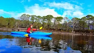 Solo Kayak CAMPING | Overnight camp and cooking on an island