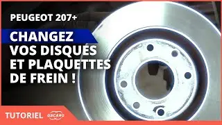 🚗 TUTO COMPLET : Comment changer les disques et plaquettes de frein sur PEUGEOT 207+ x FACOM