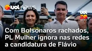 PL Mulher, de Michelle Bolsonaro, ignora candidatura de Flávio em suas redes sociais