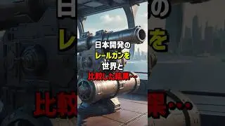 日本開発のレールガンを世界と比較した結果　#海外の反応  #日本
