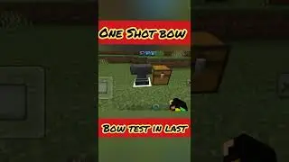 One Shot bow Tutorial | Superbow enchantments | #shorts #minecraft #bow