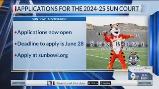 Sun Bowl Association accepting applications for 2024-25 Sun Court