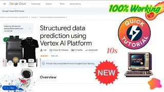 Structured data prediction using Vertex AI Platform | Step By Step | #qwiklabs #arcade #coursera