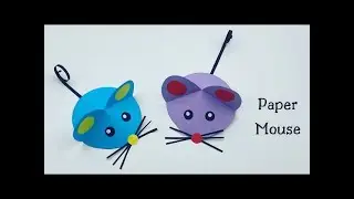 How to make a paper mouse.