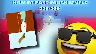 How to Pass Tough Levels 225 - 230 😱 ! Coin Rush ! Gameplay #coinrush #gameplay