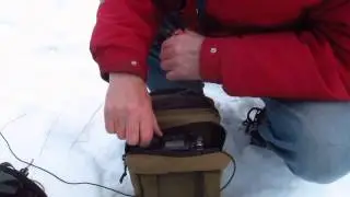 W1PID with Yaesu 817 in Snow