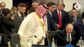 Putin high fives Saudi Crown Prince at G20 Gipfel