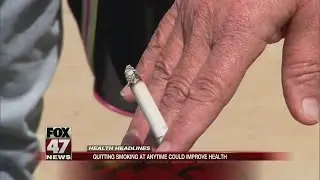 Quitting smoking at any time could improve health