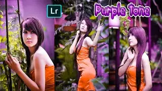 How To Edit Purple Tone Presets DNG | Lightroom Tutorial Preset File DNG