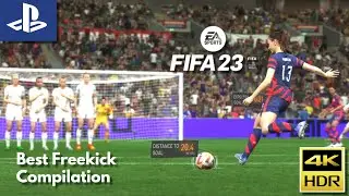 FIFA 23 Women's Football Best Freekicks ft. USWNT, England National Team, Sam Kerr | PS5 Gameplay HD