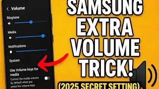 &ldquo;Samsung Extra Volume Trick! Phone Ko Speaker Bana Do 🔥 (2025 Secret Setting)&rdquo;