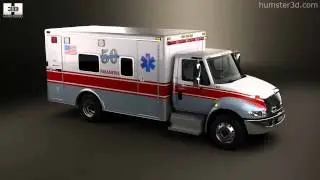 International Durastar Ambulance 2014 3D model by 3DModels.org