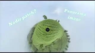 How to add nadir patch to a panorama image