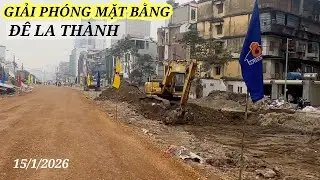 Thông tuyến kỹ thuật vành đai 1 Hoàng Cầu - Voi Phục, GTMB  Đê La Thành