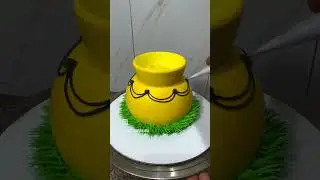 haw to make radha krishna's pot cake