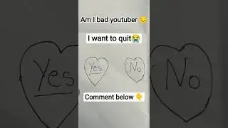 Am I bad youtuber😔#drawing#art#shorts