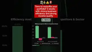 3 stocks with strong business efficiency #undervaluedstocks #stock #stocks #undervalued #investing
