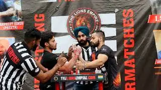 PARMEET VS JATISH | AMRITSAR ARMWRESTLING SUPERMATCHES | INDIAN ARMWRESTLING |LIONS EMPIRE