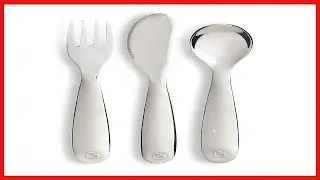 Great product -  Munchkin Polish Toddler Fork, Knife and Spoon Utensil Set, Stainless Steel