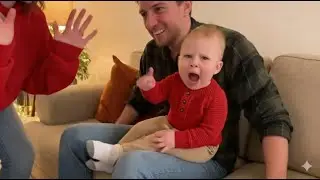 Реакции этого озорного малыша такие забавные! #короткоевидео #смешноймалыш #милый #очаровательный