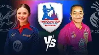 Namibia Women vs PNG Women | Last Over Drama | Quad Cup 2025 T20I Highlights