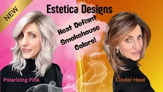 NEW Estetica Wig Colors! Avalon Polarizing Pink & Mellow Cinder Heat! Wig Review & Color Details!