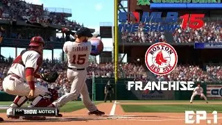 MLB 15 The Show MLB 15 The Show Red Sox Franchise ep 1 Season Opener