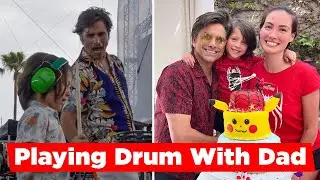 John Stamos Son Billy Playing Drum With Her Dad On Live Concert