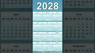 2028 Calendar