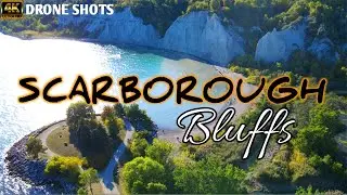 Beautiful BLUFFERS PARK  //  Scarborough Bluffs  //  4K Aerial View