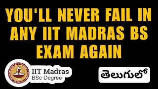 You Will Never Fail Again | IIT Madras Student Truth | Telugu Motivation