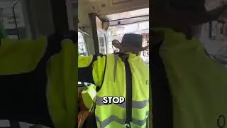 Man chases bus to the next bus stop #shorts