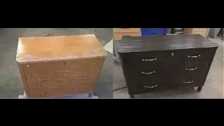 Aki-Fiksaa: Puulipaston entisöinti (Restoring wooden set of drawers [Eng. subtitles])
