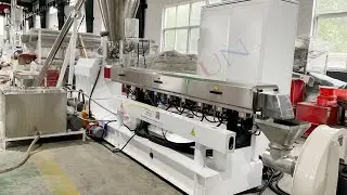 WPC PE ( wood plastic composite material) Pelletizing Making Machine