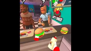 Most addictive VR Game? 🤔 Sep's Diner 🍔 #shorts #gameplay #oculusquest2 #funny