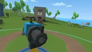 Winning Level 10 at Super Tower Defense in VRChat