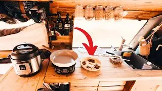 VanLife in Self Built Camper, Instant Pot Tacos
