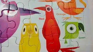 Putting Together a Color Puzzle  |  Learning with Toys  |  Colorful Kids Play Time