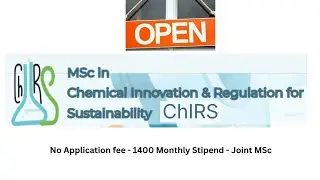 Erasmus Mundus ChIRS 2026 Application | Requirement | Eligibility | EU Joint MSc