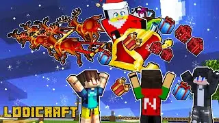 I Became SANTA CLAUS to Find my Friends Secret WISH in minecraft!!!